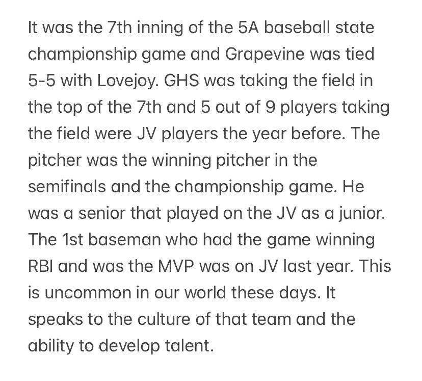GCISD_Athletics's tweet image. Just an observation from the @Gvinebaseball state championship game. @Coachdebesse5 @Jwebgcisd @AlexFingers7 @Supt_GCISD