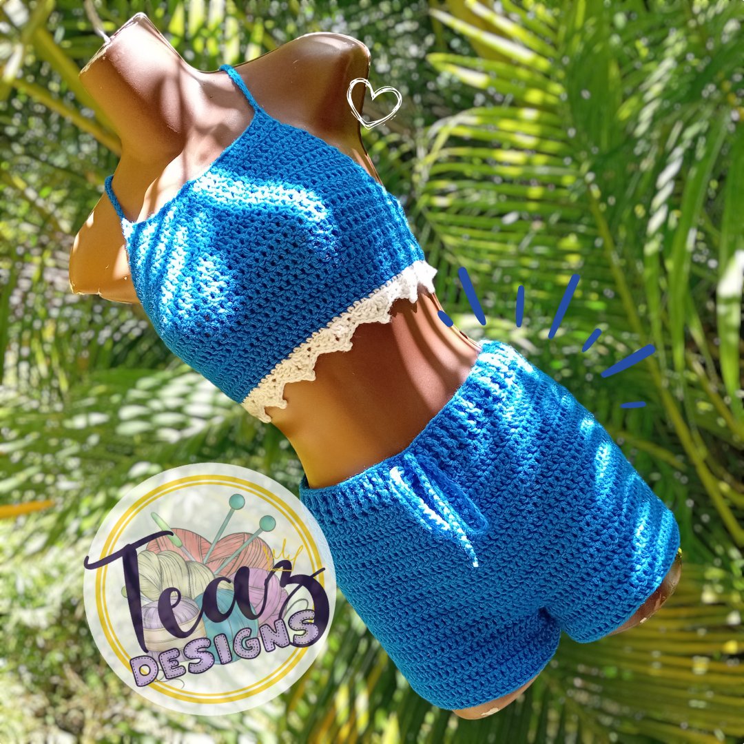 TeazDesigns's tweet photo. @IsabellaAmara1 Hihii! I sell made-to-order custom crochet pieces! 🧶✨
Contact me via DM or Instagram https://t.co/XDfeRYDzYC