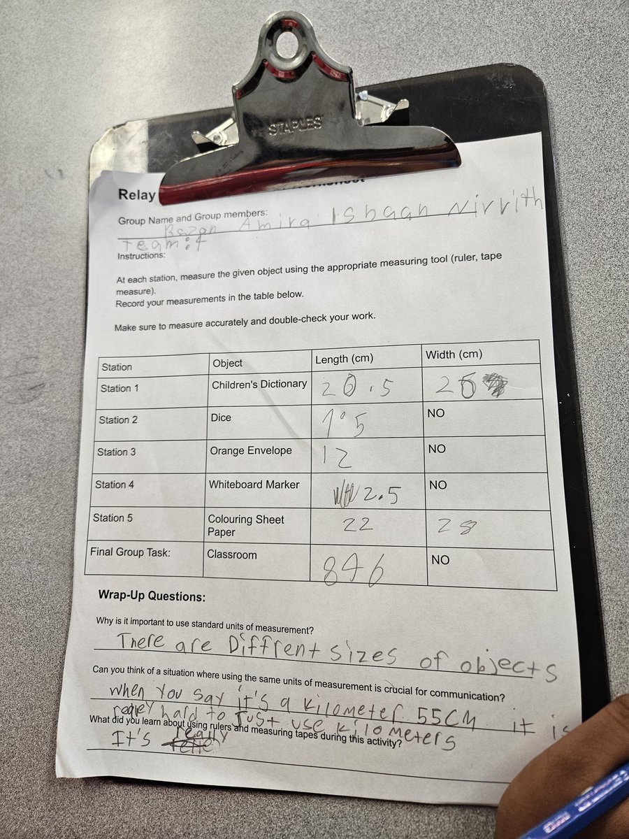 MisterQuayson's tweet photo. Highlights from our measurement relay race! https://t.co/SdJfqCLABV