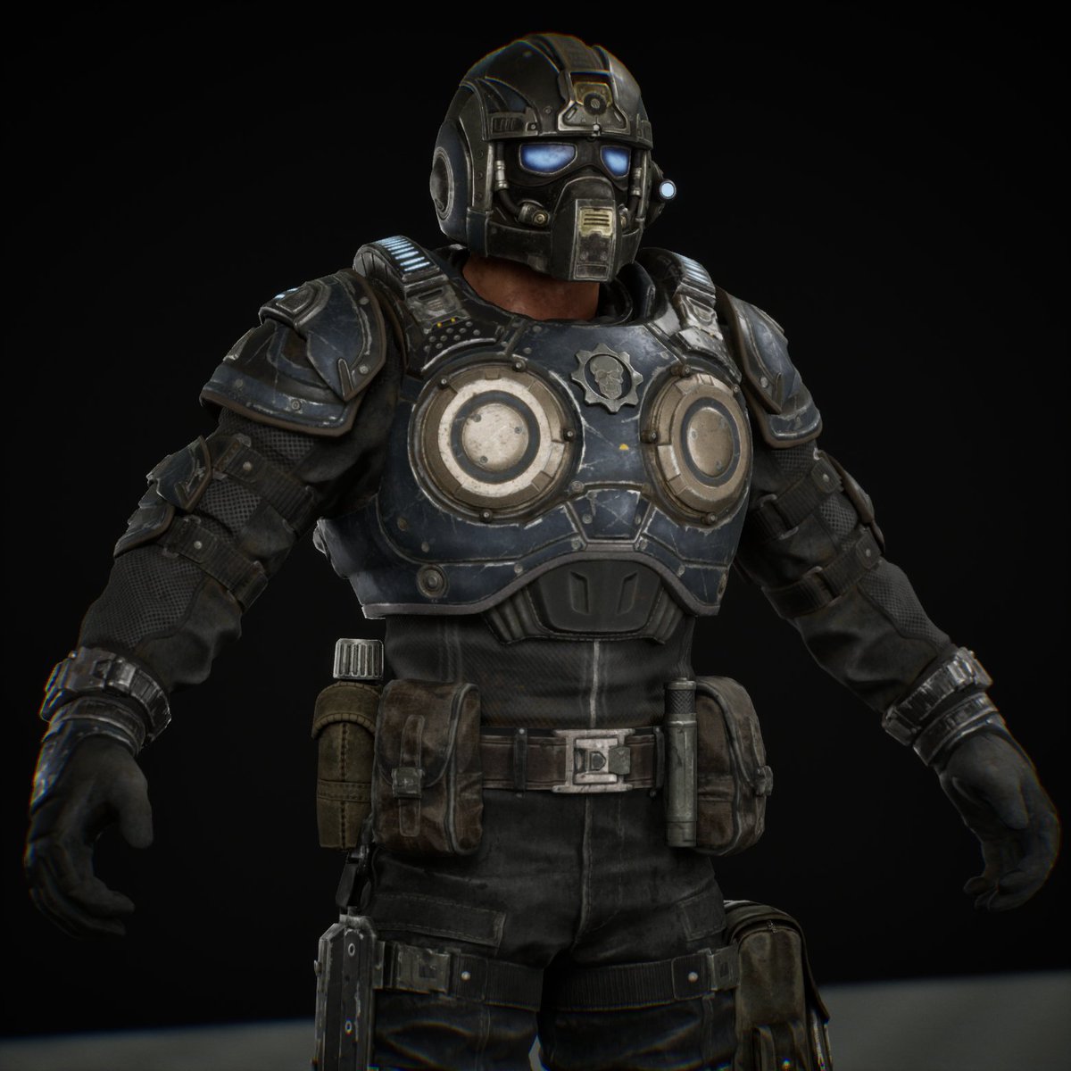 phenix_txt's tweet photo. Who doesn't love some standard COG armor? 

Perhaps my favorite design from Gears of War https://t.co/w6qVv8FEn3