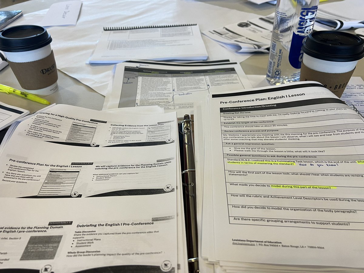 BMTteach_lead's tweet photo. Deep Dive, Day 2 of the @NIETteach training for the new @La_Believes teacher evaluation rubric. @dovableone1920 &amp; @TchaAtHeart facilitating another great day of learning. https://t.co/euqDRwIzHN