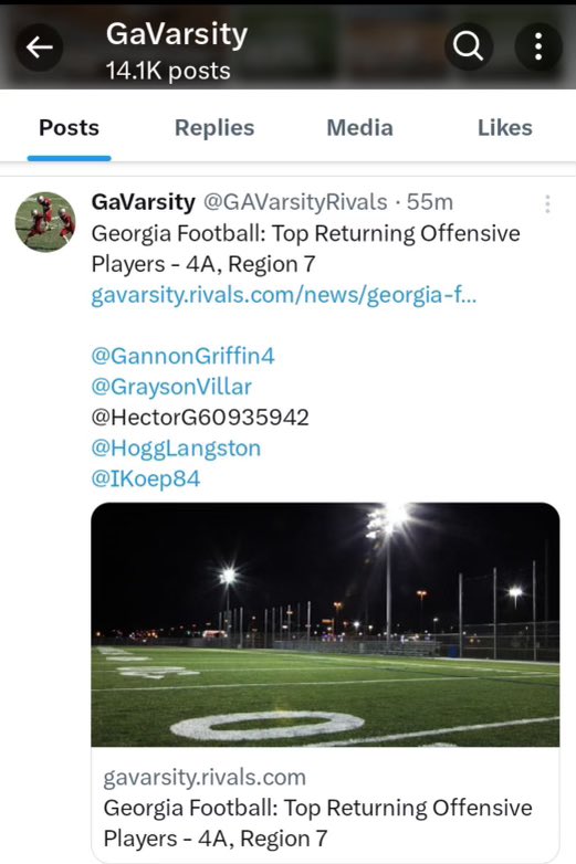 Thanks for the article <a href="/GAVarsityRivals/">GaVarsity</a>