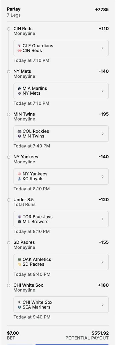 2AMSlips's tweet photo. MLB Mega @ESPNBet 

#GamblingX #MLB #Parlay #SportsBetting https://t.co/NjeTqHqHaV