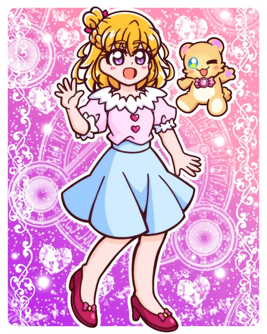 はぴばで☆みらいたん🎶 | うっかり特捜ギャリバン #pixiv https://t.co/iBX3a7Qhp0 
#朝日奈みらい生誕祭 
#朝日奈みらい生誕祭2024 
