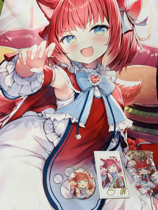 昨日やっとかるびちゃんのグッズ受け取れた 