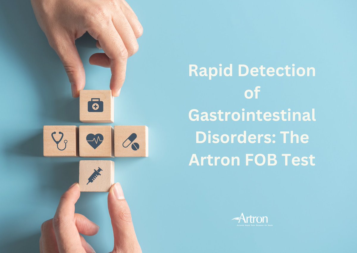 ArtronLab's tweet image. Artron Fecal Occult Blood (#FOB) Test is a rapid and convenient immunoassay for the qualitative detection of #hemoglobin in human fecal samples. It is intended for professional use as an aid to diagnose #colonpolyps, colorectal carcinoma, ulcerative colitis, and Crohn’s disease.