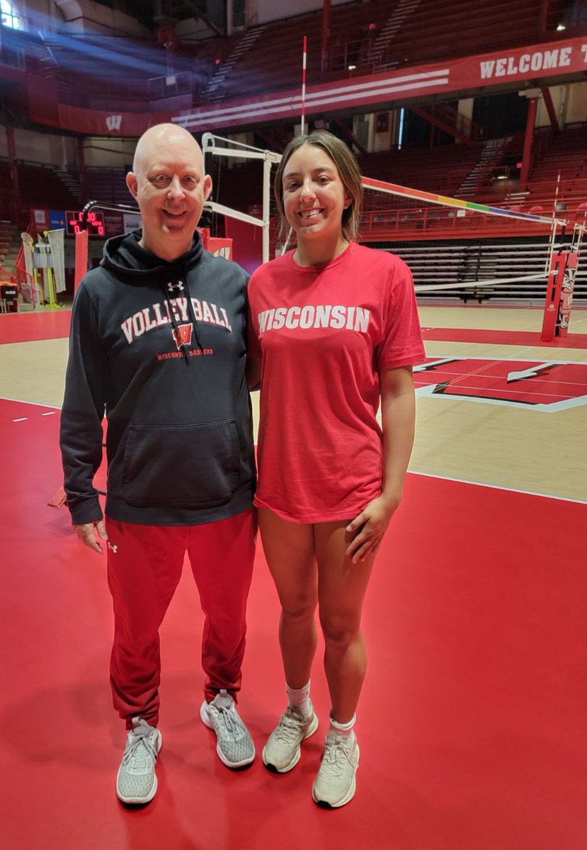 Haley Burgdorf 2026 🏐 (@haley2026) on Twitter photo Thank you <a href="/BadgerVB/">Wisconsin Volleyball</a> for inviting me to the Wisconsin Experience Camp. Loved working in the gym with the all players and coaches! <a href="/KellyPSheffield/">Kelly Sheffield</a> <a href="/BrittDildine/">Brittany Dildine</a> <a href="/GaryScottWhite/">Gary White</a> <a href="/annemariehickey/">Annemarie Hickey</a>
#onwisconsin #bringit Thank you <a href="/BadgerVB/">Wisconsin Volleyball</a> for inviting me to the Wisconsin Experience Camp. Loved working in the gym with the all players and coaches! <a href="/KellyPSheffield/">Kelly Sheffield</a> <a href="/BrittDildine/">Brittany Dildine</a> <a href="/GaryScottWhite/">Gary White</a> <a href="/annemariehickey/">Annemarie Hickey</a>
#onwisconsin #bringit