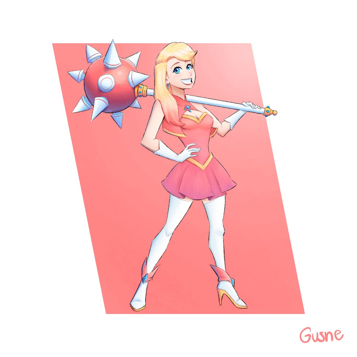Gusne2's tweet photo. She fights for love and beauty

#colorpink #characterdesign #Oc #morningstar #creative #digitaldrawing #ilustration #artwork https://t.co/kiankpNwWK