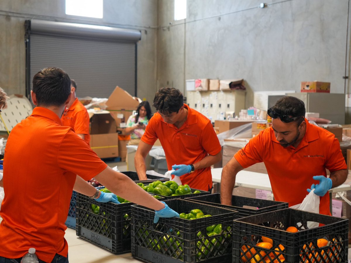 Today, our team at Renova shined a different kind of light by volunteering at <a href="/FINDFoodBank/">FIND Food Bank</a> ☀️ We’re committed to empowering our community one act of kindness at a time🧡

#RenovaEnergy #coachellavalley #community #solarforgood