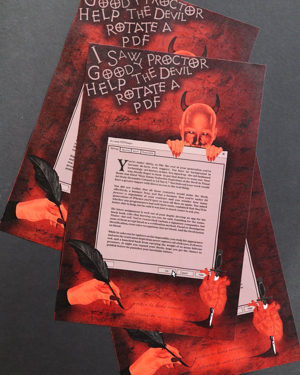Paranoid Tree Press (@paranoidxtree) on Twitter photo Reminder that our submissions are always open!
$0 to submit
$50 payment
& every piece appears *in print* with custom art ⚡
Guidelines & details: buff.ly/3XgtUEi
Recent issues featuring <a href="/MartinsDeep1/">The Martins Deep.</a>, <a href="/liu_angela/">Angela Liu</a>, <a href="/zoiathwrites/">Zoi Athanassiadou</a>, and <a href="/Rebb003/">Becky Robison</a> for inspo 💚 Reminder that our submissions are always open!
$0 to submit
$50 payment
& every piece appears *in print* with custom art ⚡
Guidelines & details: buff.ly/3XgtUEi
Recent issues featuring <a href="/MartinsDeep1/">The Martins Deep.</a>, <a href="/liu_angela/">Angela Liu</a>, <a href="/zoiathwrites/">Zoi Athanassiadou</a>, and <a href="/Rebb003/">Becky Robison</a> for inspo 💚