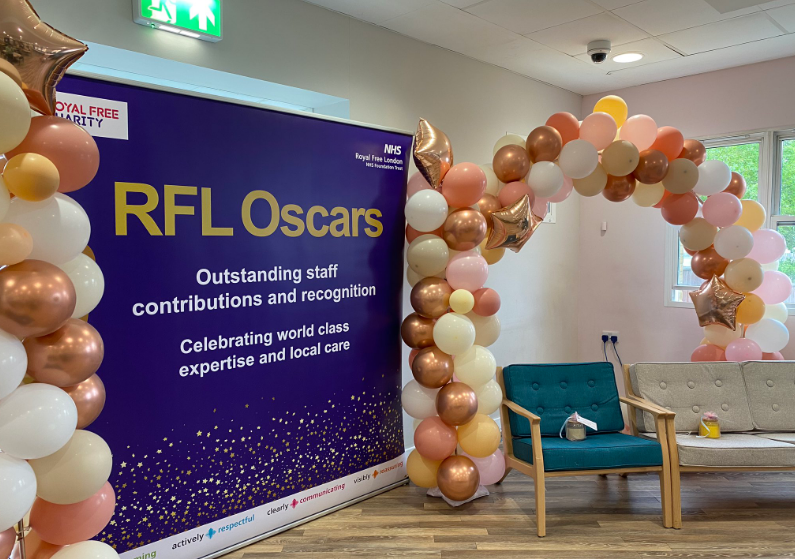 RoyalFreeNHS's tweet photo. Congratulations to all our #RFLOscars winners at Barnet Hospital, kindly supported by @RoyalFreeChty! Staff in a range of services and departments were recognised for their outstanding achievements over the past 12 months. We will soon share details of every winner on our channels!๐ฅณ