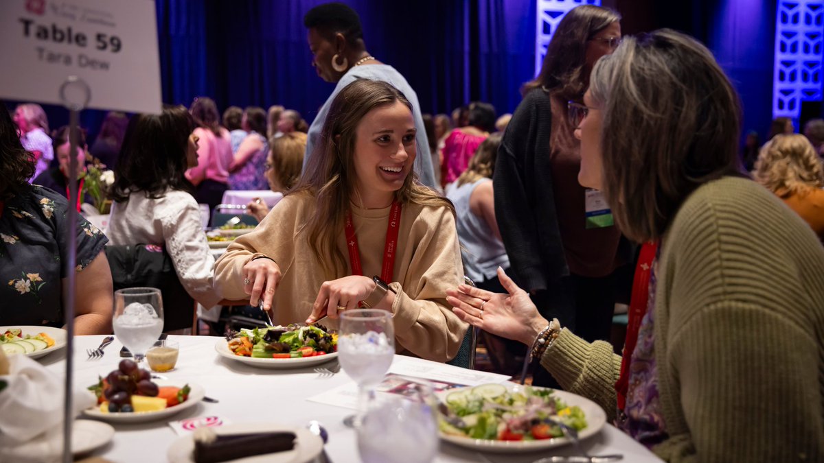 NOBTS's tweet photo. Great time of fellowship at the #sbc24 Minister's Wives Luncheon. Proud of how @TaraBDew @emilywdean & Stephanie Lyon help #prepareher at @nobts & @LeavellCollege! https://t.co/JxLP80rXot