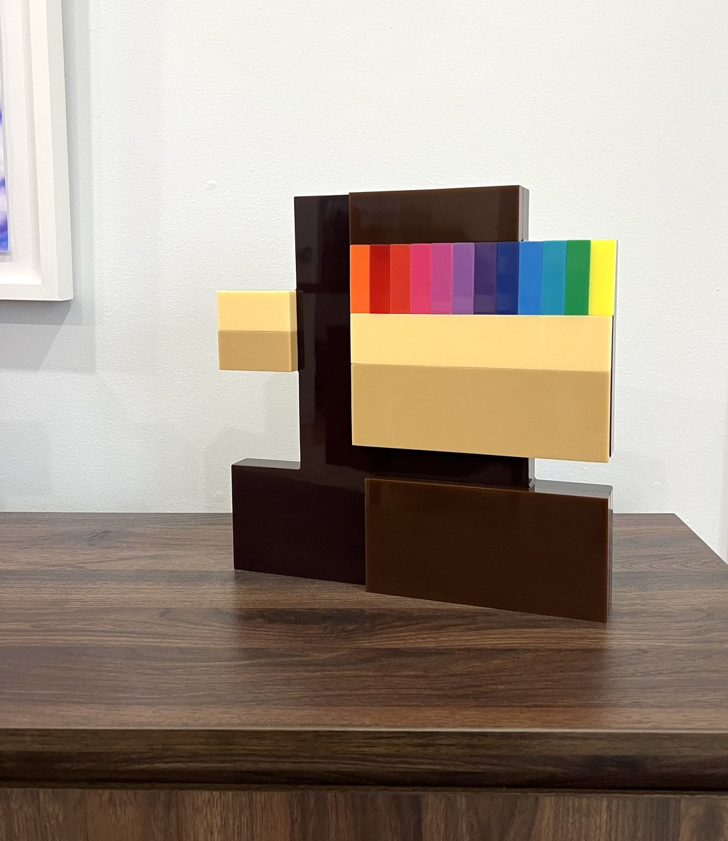Nice1Limited's tweet photo. Just turned my @nodemonkes #2532 into an irl sculpture using pigmented resin. It measures 12” x 12” x 1.5 and weights about 10lbs. #sendnodes  #nodemonkes . https://t.co/yxHV0EBRj0