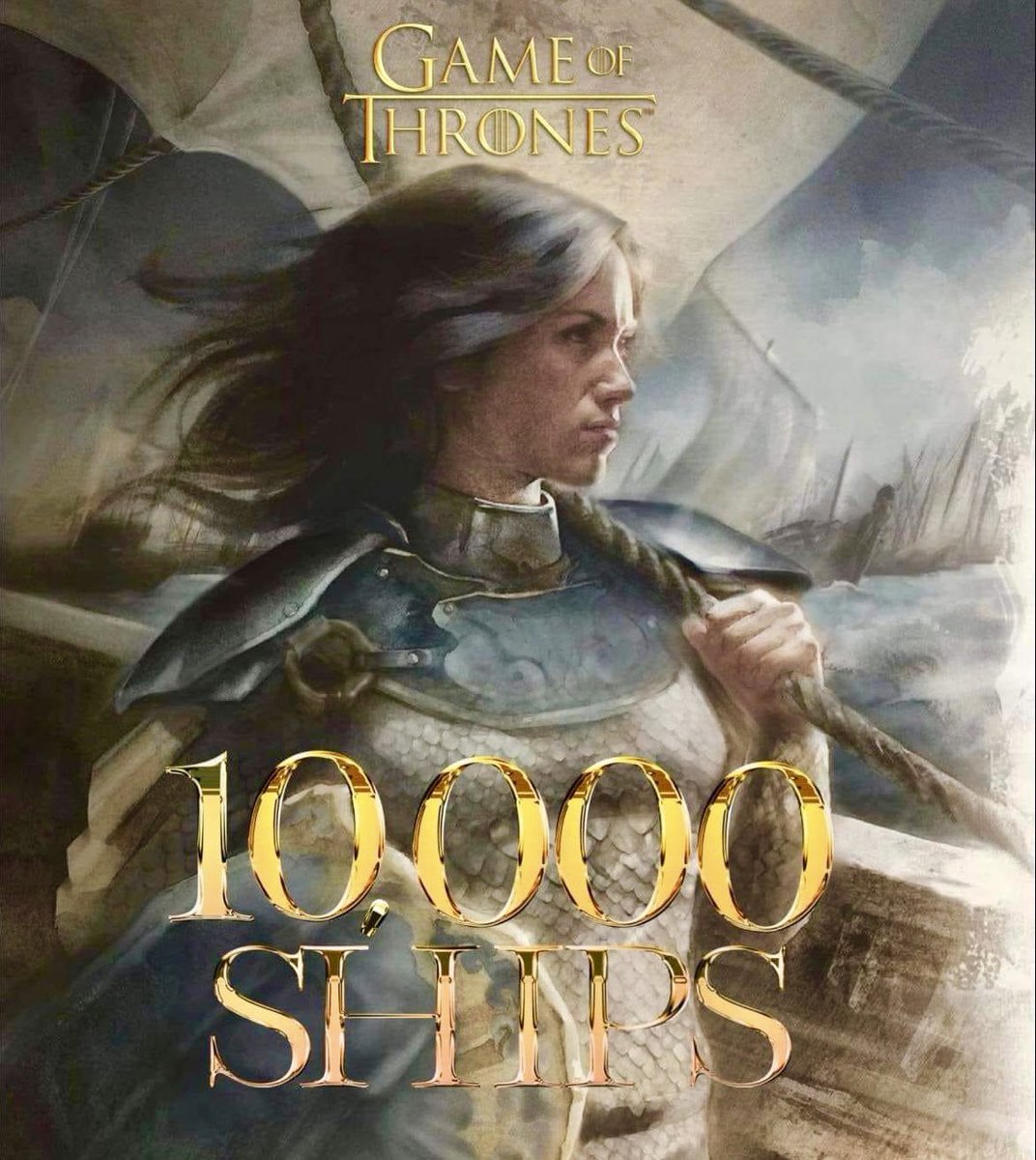 KingTargaryenn's tweet photo. 🔴CONFIRMADA NUEVA SERIE🔴

George R.R. Martin confirma un nuevo spin off de #GameOfThrones llamado ‘10.000 BARCOS’. Dejo aquí su declaración y una sinopsis de la serie:

"Todos estamos muy ilusionados con este spin off, aunque todavía estamos intentando averiguar cómo vamos a pagar diez mil barcos, trescientos dragones y esas tortugas gigantes".

Esta historia estará ambientada aproximadamente mil años antes de GOT, la historia sigue a la reina guerrera Nymeria y a los Rhoynar. El poder del Imperio Valyrio era demasiado fuerte para resistirlo, por lo que Nymeria subió a su pueblo a 10.000 barcos desde Essos en busca de un nuevo hogar, eventualmente Dorne.
—————————————————
Este Spin off se sumaría a:

House Of The Dragon (en emisión) 

El Caballero de los 7 Reinos (2025) 

La Conquista de Aegon (en escritura)
—————————————————
Para disfrutar de más contenido y noticias sobre este Universo no olvides seguirme aquí: @KingTargaryenn
