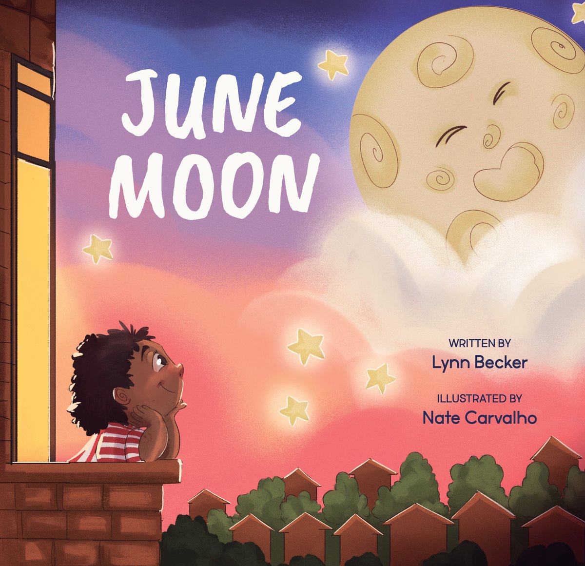 LynnBBooks's tweet photo. Today on the blog: June’s Book of the Month is (my own) newly released board book, JUNE MOON, a rhyming, bedtime poem that conjures the magic of a child’s view of the night sky. https://t.co/QNoIN0xyKf https://t.co/e9BPuj1JQi