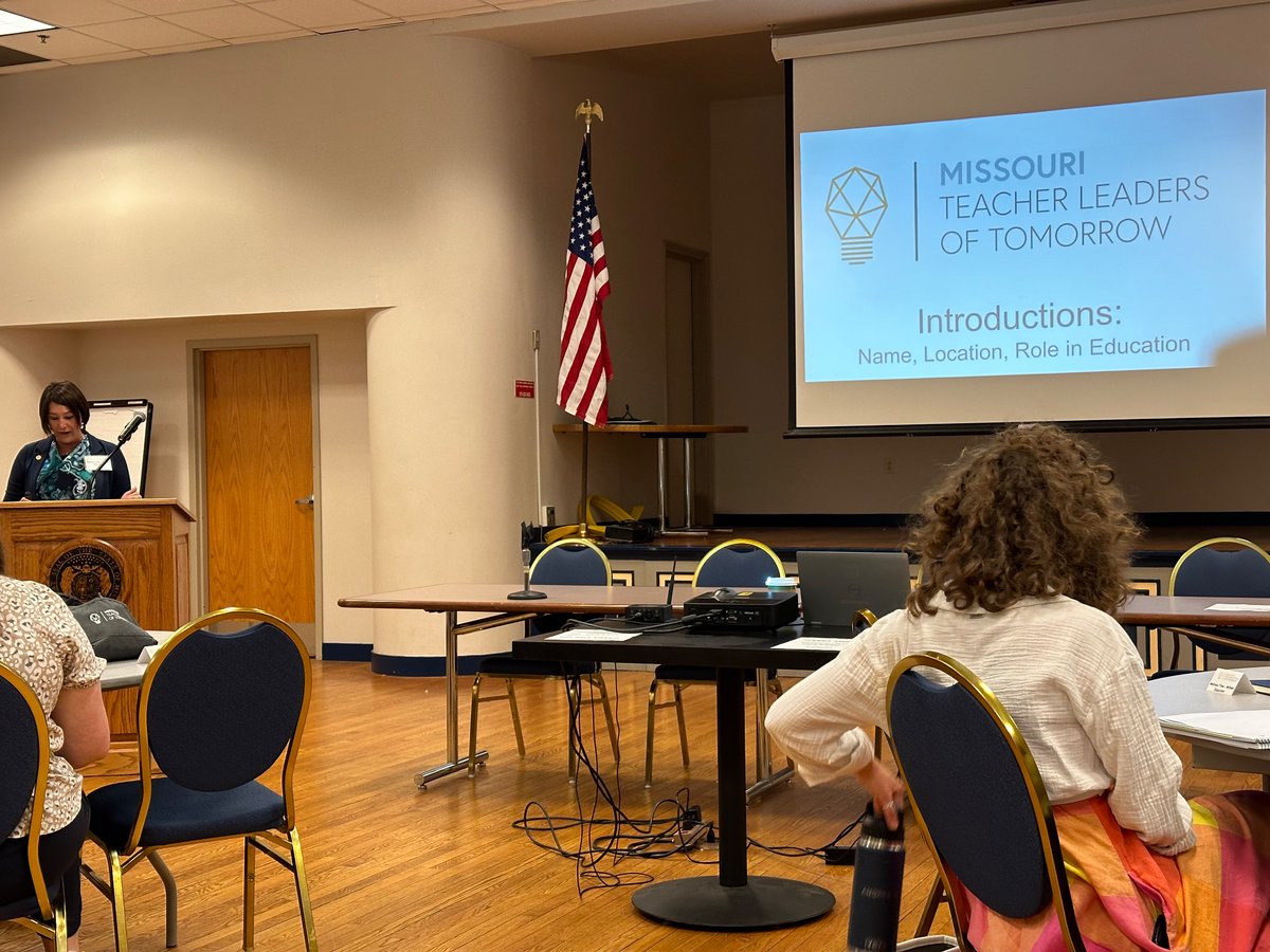MGarasciaPRIDE's tweet photo. Congrats to our newest Missouri Teacher Leaders of Tomorrow award winners. We had a packed day of learning, sharing, &amp; PD following the @MOEducation board meeting with @Milken educators. Each MTLT recipient receives mentorship from a MO Milken Educator including me! #HPSDtigers https://t.co/NxohgqjDbD
