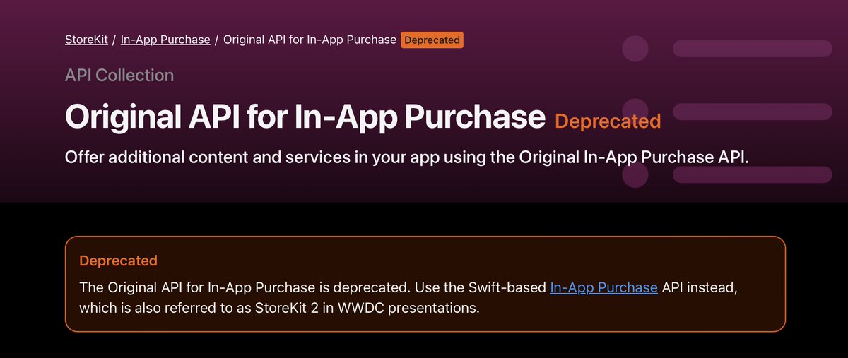 VincentLoi1204's tweet image. End of an era. 

#StoreKit2 #WWDC24
