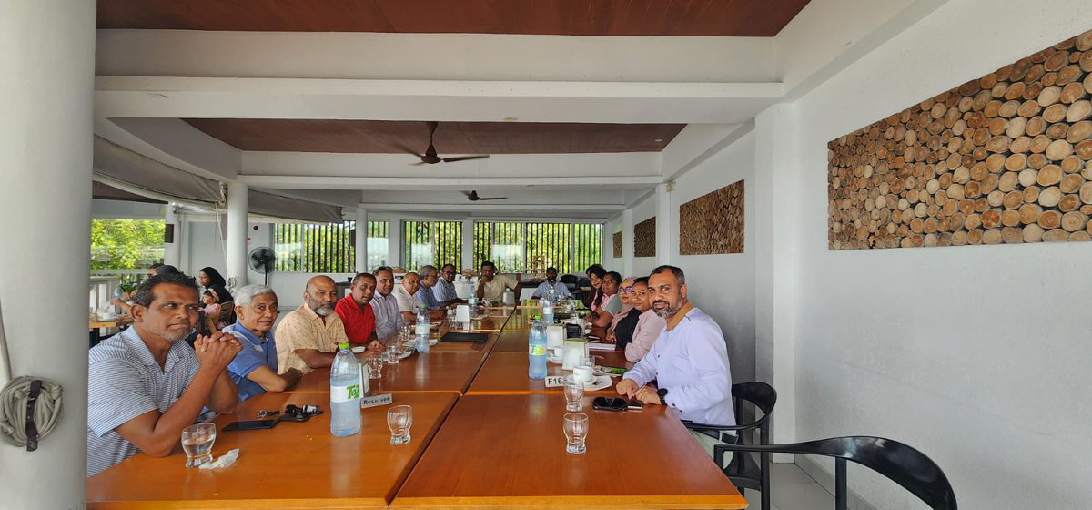 ueamaldives's tweet photo. “Let this be a new beginning for the Employment Agencies of Maldives. Great things are achieved in Unity”
Heading towards the path of success with @MAEA_Office https://t.co/na6j1VD7AP