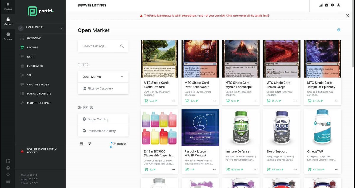 ParticlProject's tweet photo. Particl Marketplace is the most advanced on-chain marketplace in #crypto.

It builds on one core idea: #opensource, private and decentralized commerce for all.

Join us today at https://t.co/W3thNhAypf !
#privacymatters #cryptocurrency #dApp https://t.co/e2JniTxAMt