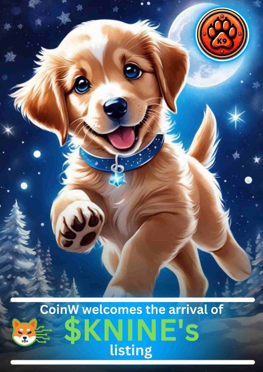 DaryaMoridi's tweet photo. @100xAltcoinGems @HifiFinance Trade $KNINE on WEEX with zero trading fees and enjoy a lifetime 50% discount on trading fees. Early access to deposits and more awaits! Join us in celebrating this milestone towards DeFi dominance.

$SHIB #K9Finance 

👉@K9finance 

#crypto #Defi #shibarium 
#EliteMarketingArmy https://t.co/0gwwjCEOvQ