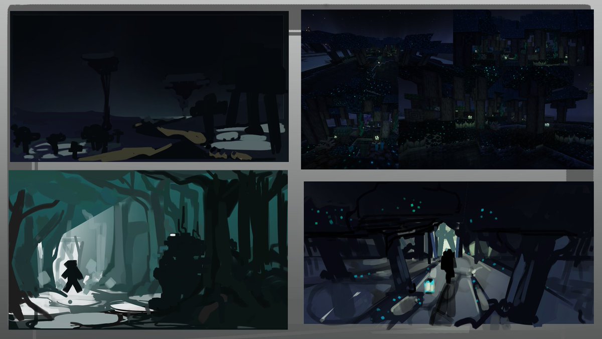 ArthurCandeland's tweet photo. A fan end update the SLUDGE and SCULK update, adds 2 new sculk and deep dark biomes to the end 3 new mobs (1 variant), a thread #conceptartist #digitalartist #minecraft https://t.co/pKt7Cjr98Z