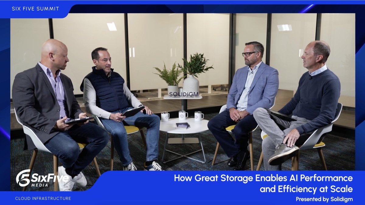 danielnewmanUV's tweet photo. Six Five Summit -> Day 1 vibes... Six Five Summit 🔥💪

Opening Keynote: @BillRMcDermott $NOW
Day Opener: @markmader $SMAR
Spotlight Session: Dave Dixon and Greg Matson @Solidigm
Spotlight Session: Anil Nanduri $INTC 

So much good content 👏 https://t.co/GLr2LYJMkQ
