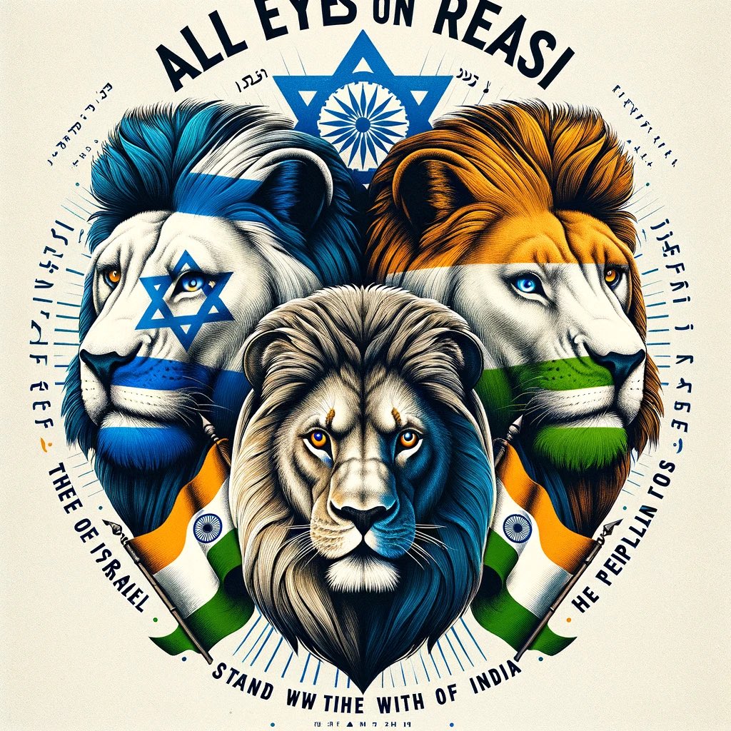 omerby12's tweet photo. #all_Eyes_On_reasi
The People of Israel Stand with the People of India
इज़राइल के लोग भारत के लोगों के साथ खड़�� हैं
#StandWithIndia
#SupportIndia
#IndiaStrong
#IndiaSolidarity
#HelpIndia
#IndianUnity
#IndiaIsraelPartnership
#IndiaIsraelFriendship
#IndiaIsraelUnity
#IndoIsrael https://t.co/P0FeDOQ3ke