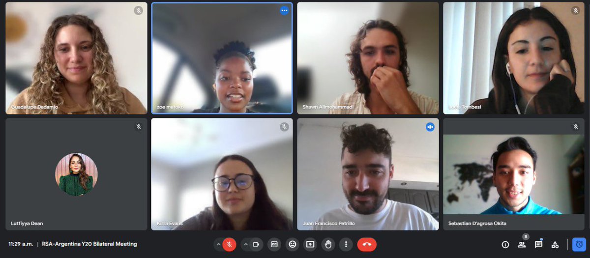 Youth20Arg's tweet photo. Mantuvimos reuniones bilaterales con las Delegaciones de Canadá 🇨🇦, Corea del Sur 🇰🇷, Japón 🇯🇵, la Unión Europea 🇪🇺, Sudáfrica 🇿🇦 y Arabia Saudita 🇸🇦 con el objetivo de articular posiciones con sus representantes de cara a la próxima Cumbre del Y20 en Río de Janeiro. https://t.co/2xywioA52k