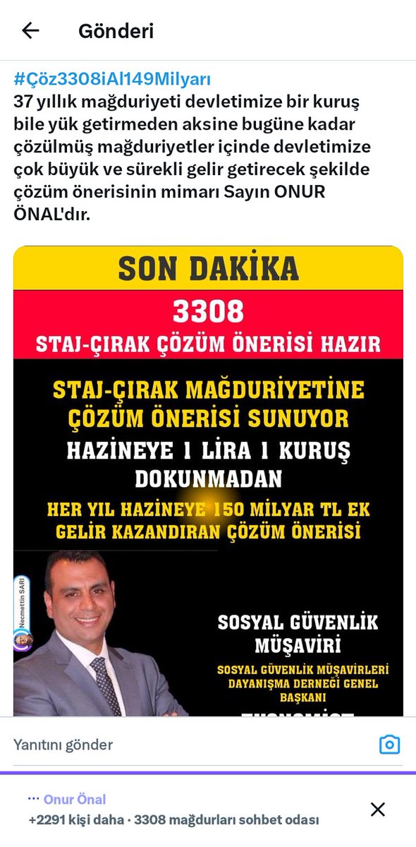 #Çöz3308iAl149Milyarı

Onur onal odasi 2200 kişi