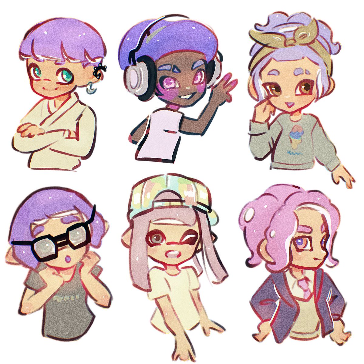 ✨24 HR ART RAFFLE✨

• to enter: retweet + follow
• winners receive sketch of their splatoon or any other character
• 9 winners
• ends June 12, 12 PM pst