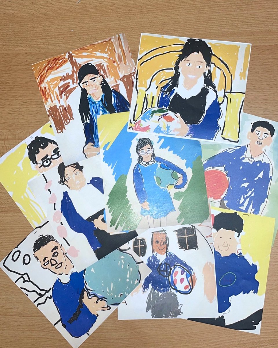 Digital prints! Children created self portraits on the iPads. Impressed with how they came out ✨ #DigitalPrints #Year2