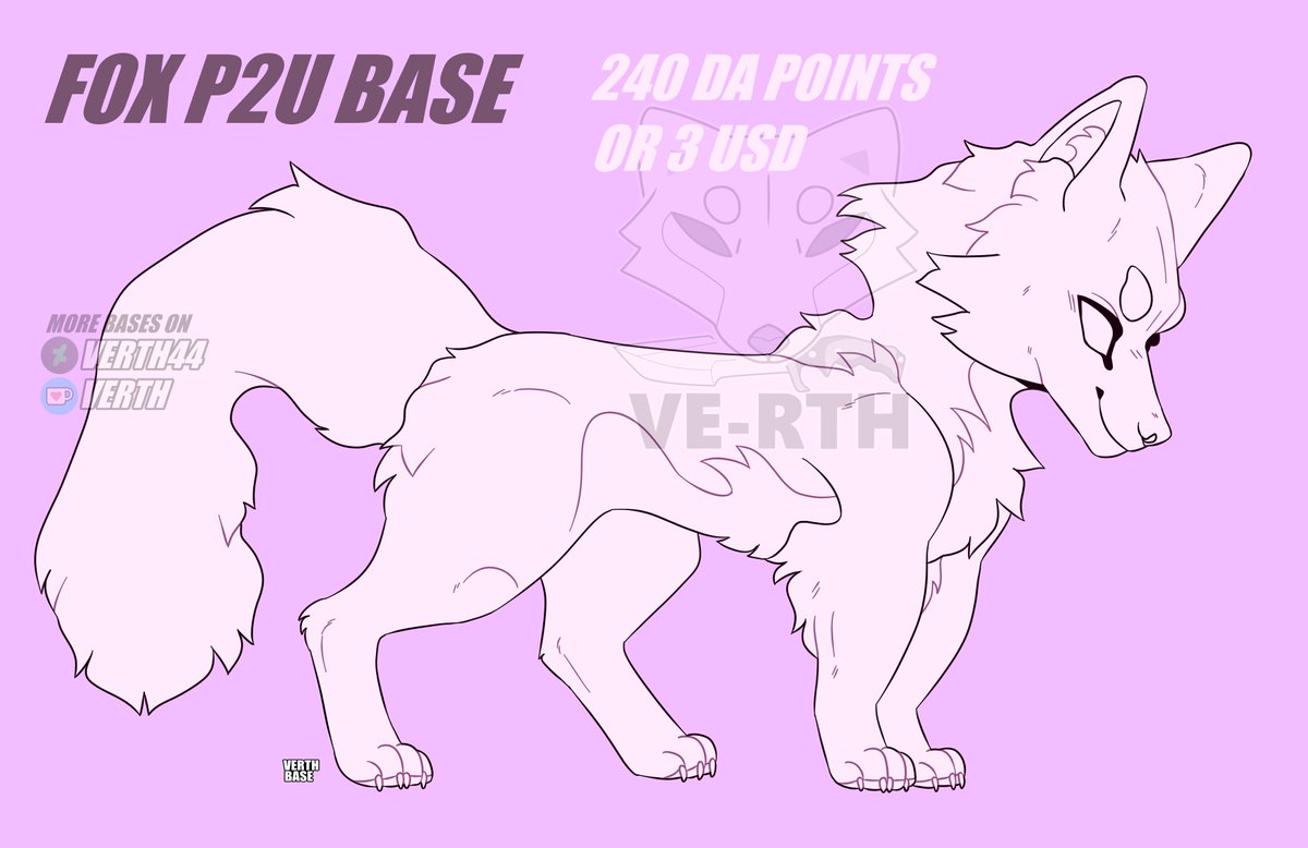 verth44's tweet photo. hello, made new p2u bases, these are 240DA points or 3USD each. available on my DA @verth44 or pm me.
i plan in making more, so any animal suggestions are welcome and appreciated!
#furry #furrybase https://t.co/ODmg4OKsPV