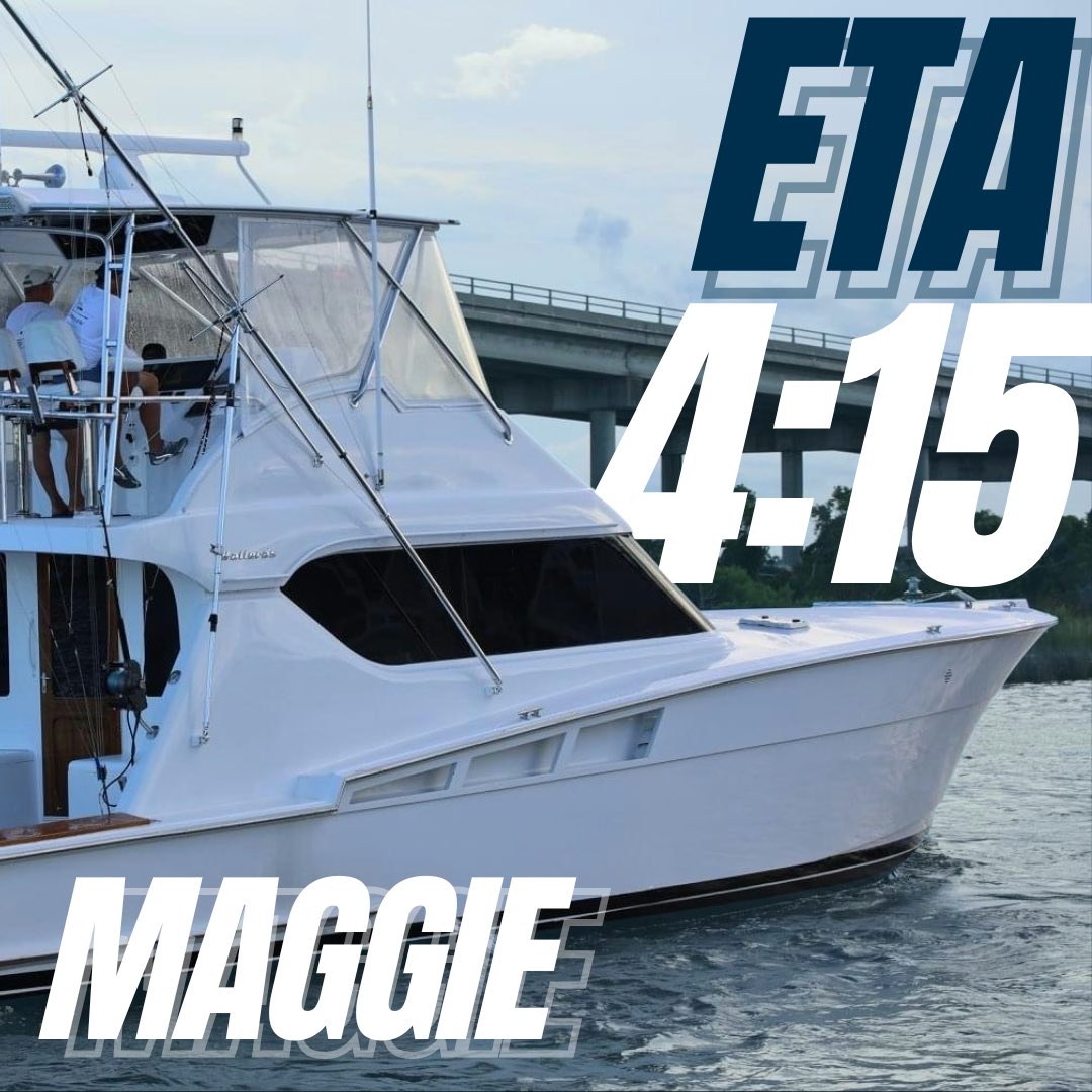 MAGGIE has boated a Blue Marlin and will be at the scales around 4:15 pm. 

TUNE IN to Big Rock TV 📺 for all the action!