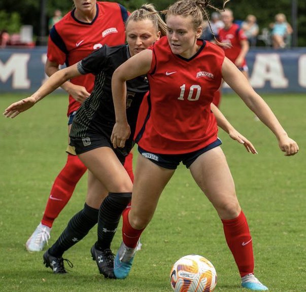 usiwsoc's tweet photo. Screagle Success and Development 

Charli G
2022- Games played 17 with 15 starts at Midfield, minutes played 1168.
Spring moved to center back

2023- Games played 19 with 19 starts at center back, minutes played 1689
 All-OVC 2nd Team https://t.co/u0KH0GIfIG