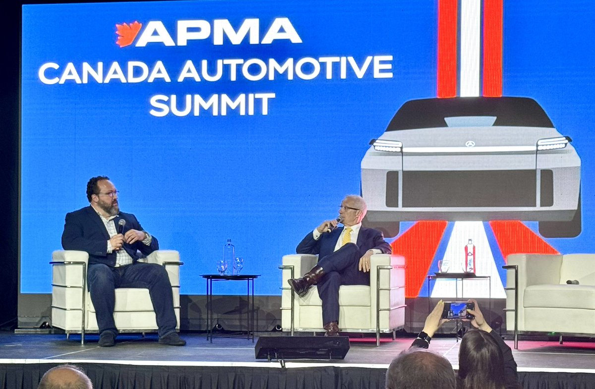 HIEC_appsearch's tweet photo. Listening to @FlavioVolpe1 of @APMACanada and the Honourable @VictorFedeli discuss Ontario’s commitment to the development of electric vehicles at #APMAsummit
“I think we’re going to see the largest mining push in about a century.” https://t.co/Jstjllpbf2