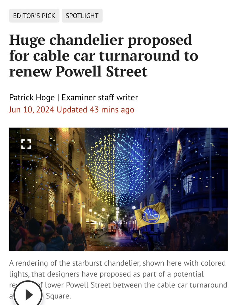 David Perry & Associates, Inc (@dpna) on Twitter photo Let there be lights! <a href="/PatrickHoge/">Patrick Hoge</a> reports for <a href="/sfexaminer/">SF Examiner</a> on enlightening plans for Powell Street in <a href="/UnionSquareSF/">Union Square, SF</a>
sfexaminer.com/news/business/… Let there be lights! <a href="/PatrickHoge/">Patrick Hoge</a> reports for <a href="/sfexaminer/">SF Examiner</a> on enlightening plans for Powell Street in <a href="/UnionSquareSF/">Union Square, SF</a>
sfexaminer.com/news/business/…