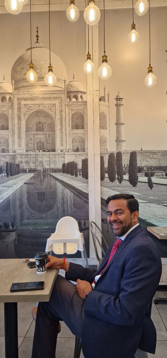 Enjoyed interacting with local entrepreneurs today. On a cold day like this, what could be better than a hot 'Kadak Chai'? Can you guess the place in the picture? #Community #SupportLocal #GuessThePlace