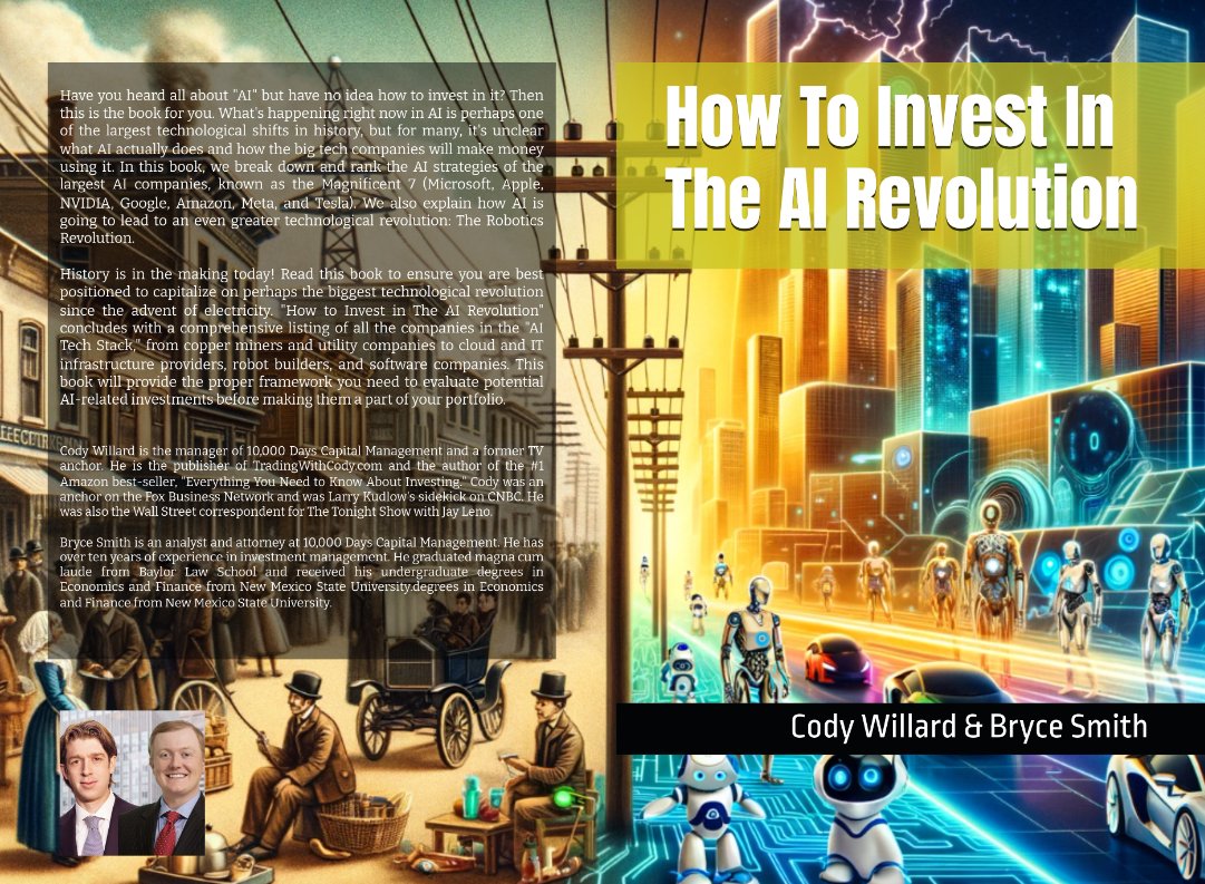 $NVDA or $TSLA? $GOOG or $MSFT? My latest book is called "How To Invest In The AI Revolution" and it's already an Amazon bestseller. We rate every publicly-traded AI company &amp; explain why Humanoid Robots are going to be the biggest wealth generator in AI. amazon.com/How-Invest-Rev…
