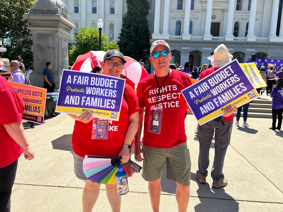CFA_United's tweet image. Thousands of @seiu members and community excited to start our rally to protect public services for our most marginalized Californians. #BudgetsAreMoralDocuments #ProtectPublicServices #HotLaborSummer