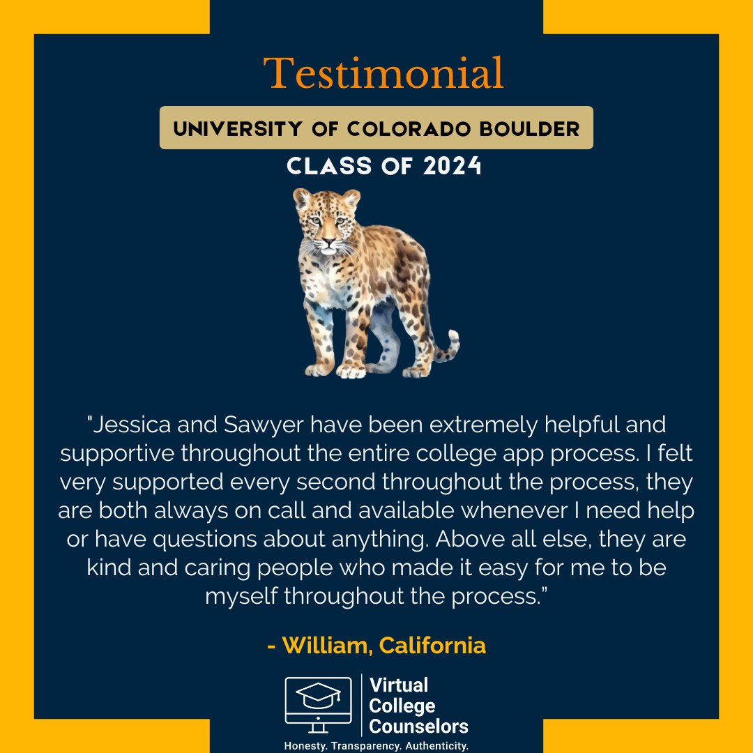 VirtualCollegeC's tweet image. 🌟 It's #TestimonialTuesday! 
Hear from our amazing students &amp;amp; parents about their wonderful #college application success stories! Ready to start your journey? Testimonial &amp;amp; free consult links below! 
virtualcollegecounselors.com/vcc-dubsado-fr…
virtualcollegecounselors.com/testimonials
#education #mom #dad #parenting