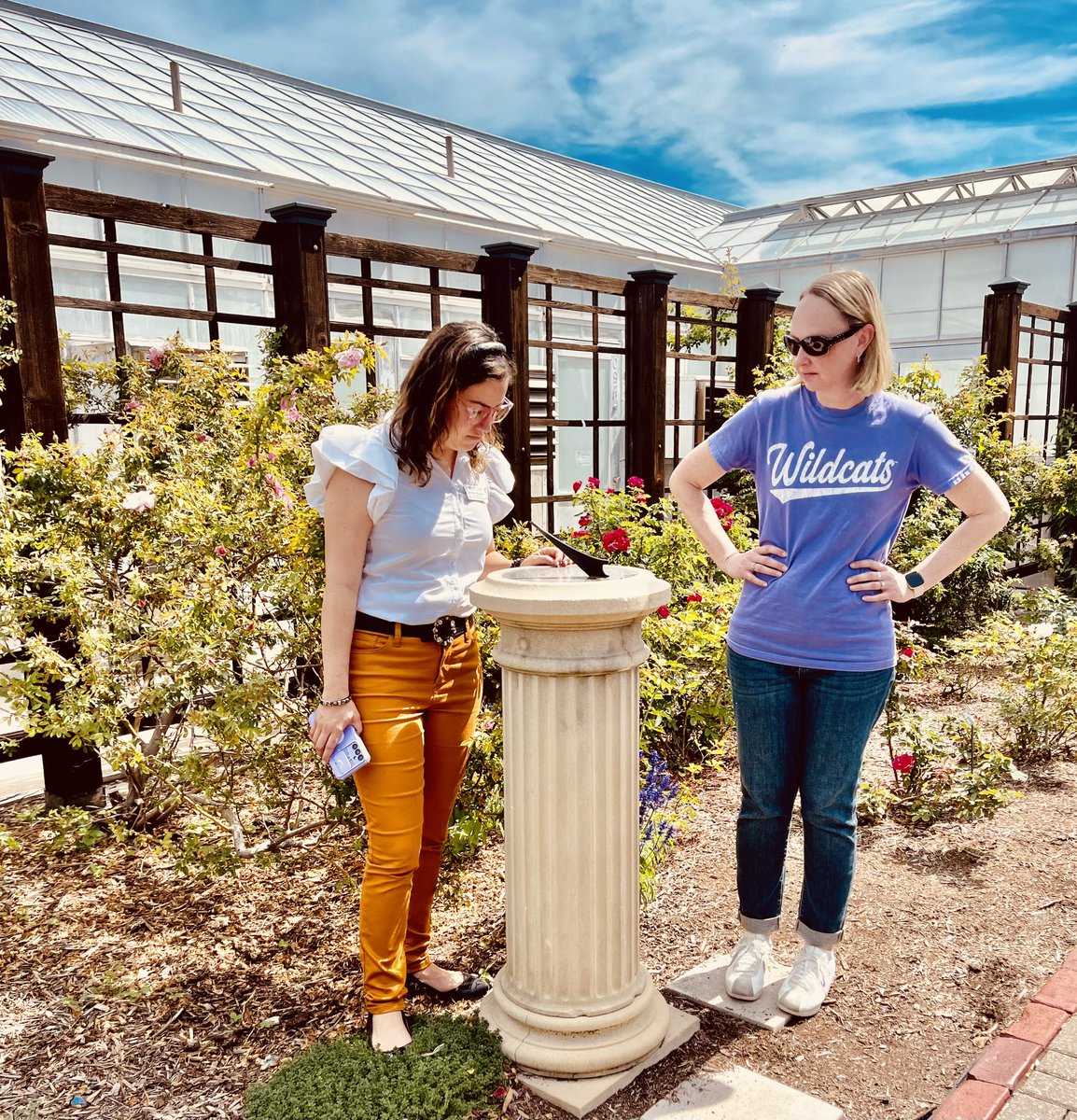 GraceBerumen's tweet photo. Thanks to Melissa Glaser for organizing todays community building tour of K-State Gardens 💜 It was nice to take a walk together and learn more about one of the many beautiful spots on our campus! 

https://t.co/Qy5uHcoD7b

#kstateora
#kstate
#wildcats
#onekstate
#kstategardens https://t.co/DQmwCLgOie