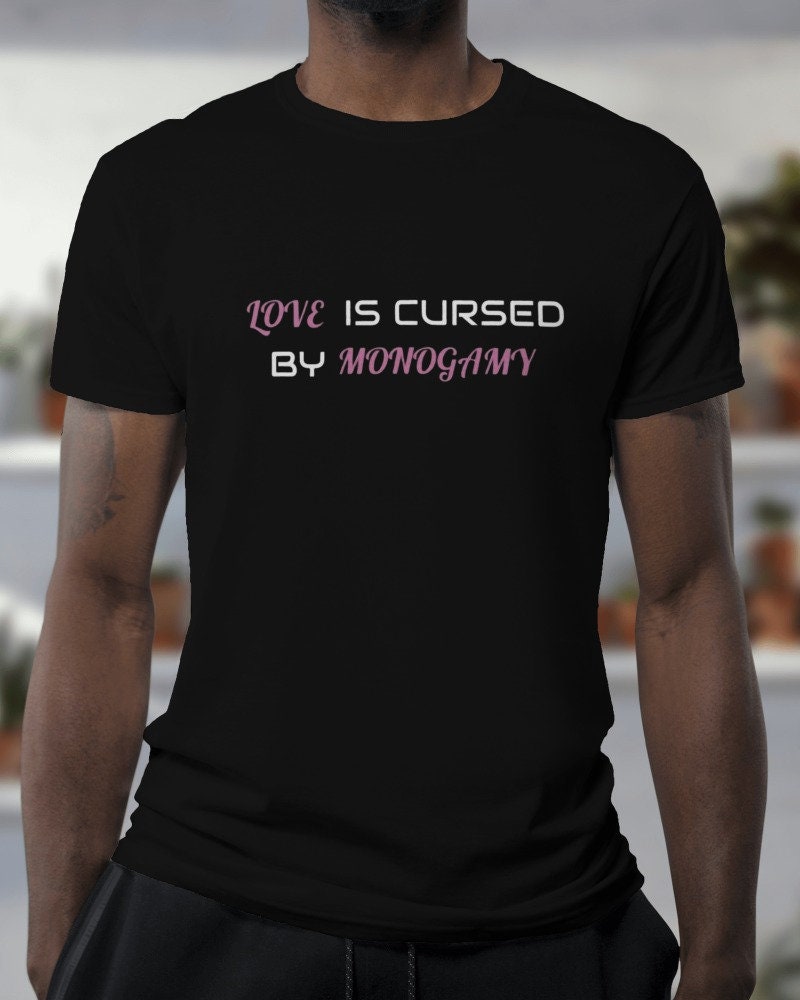 uneekshops's tweet photo. Introducing our "Love Is Cursed by Monogamy" t-shirt—a witty and thought-provoking addition to your wardrobe that challenges conventional notions of love with a touch of humor.

Available in multiple colors here's a few

https://t.co/W3R8sNbzRc https://t.co/D6pQJuDhmV