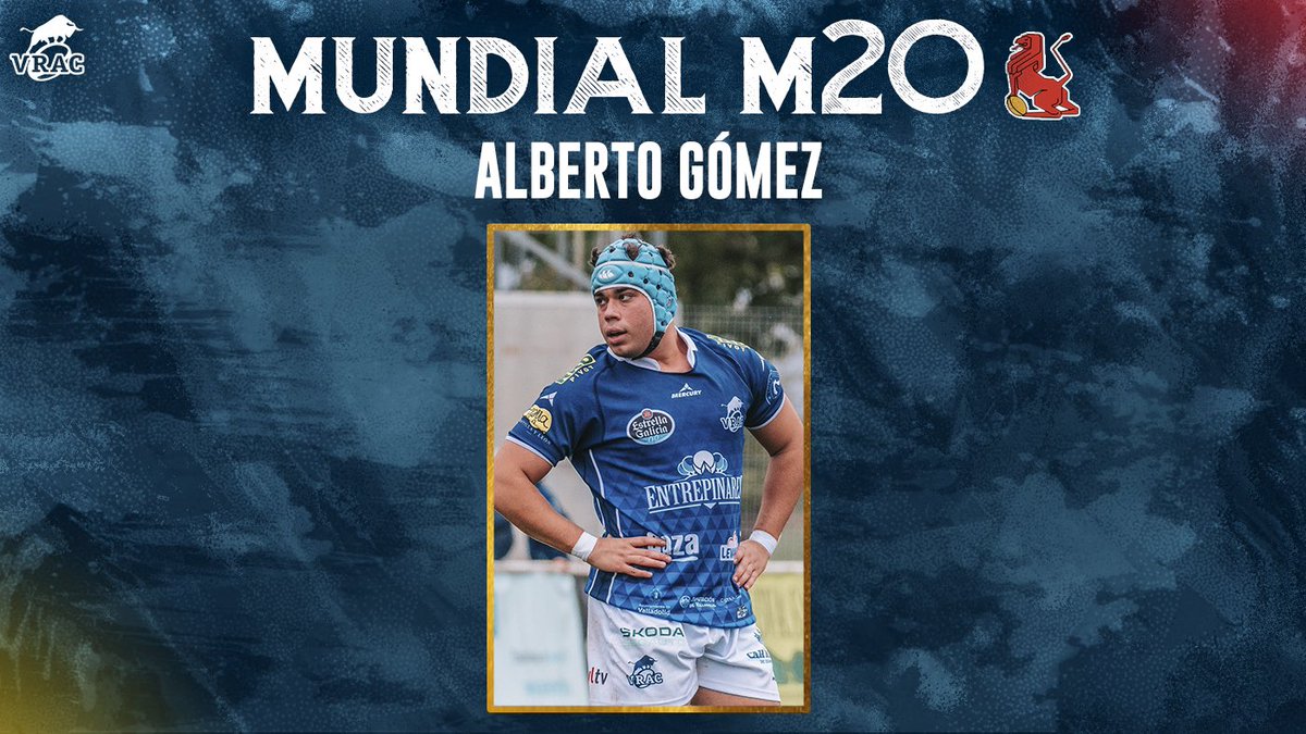 🇪🇸 Alberto Gómez será la representación del <a href="/VRAC/">🧀 VRAC 🧀</a> con <a href="/ferugby/">España Rugby</a> en el Mundial M20 de Western Cape, Sudáfrica 🇿🇦, entre el 29/6 y el 19/7

🆚 Francia, Gales y Nueva Zelanda serán los rivales en la frase preliminar

🙌 ¡Con todo, Teto! 💙