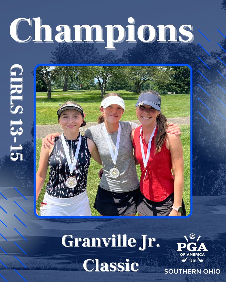 A challenging Denison Golf Club played host to the Granville Jr. Classic on the SOPGA Jr. Tour! Congratulations to the medalists!🏆

Leaderboard: bit.ly/3OVfOmY