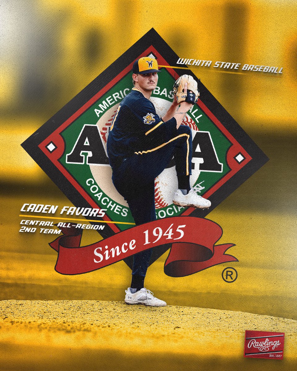Wichita State Baseball (@goshockersbsb) on Twitter photo A well-deserved honor for the linchpin of our rotation 👏
<a href="/cadenfavors2/">Caden Favors</a> earns a spot on the All-Region Second Team!
📰 bit.ly/FavorsAllRegion A well-deserved honor for the linchpin of our rotation 👏
<a href="/cadenfavors2/">Caden Favors</a> earns a spot on the All-Region Second Team!
📰 bit.ly/FavorsAllRegion