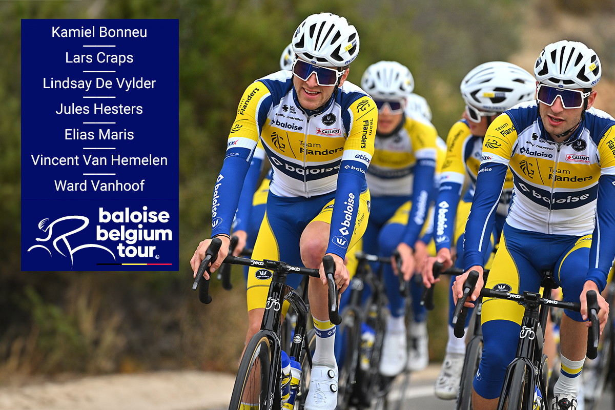 Team Flanders - Baloise 2025 (@proteamtfb) on Twitter photo Line up at #BaloiseBelgiumTour :
91 <a href="/bonneu_k/">Kamiel Bonneu</a>
92 lars Craps
93 @lindsaydv95
94 @hestersjules
95 <a href="/zrijder/">Elias Maris</a> (Elias Maris)
96 Vincent Van Hemelen
97 <a href="/wardvanhoof/">Ward Vanhoof</a>
📷 Getty Images Line up at #BaloiseBelgiumTour :
91 <a href="/bonneu_k/">Kamiel Bonneu</a>
92 lars Craps
93 @lindsaydv95
94 @hestersjules
95 <a href="/zrijder/">Elias Maris</a> (Elias Maris)
96 Vincent Van Hemelen
97 <a href="/wardvanhoof/">Ward Vanhoof</a>
📷 Getty Images