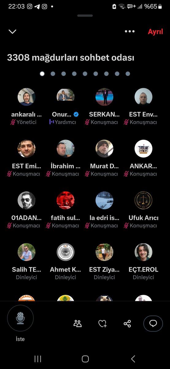 İki adam <a href="/Onuronal_/">Onur Önal</a>
<a href="/asemavi47/">Abdurrahim SEMAVİ</a> sohbete devam 
#Çöz3308iAl149Milyarı