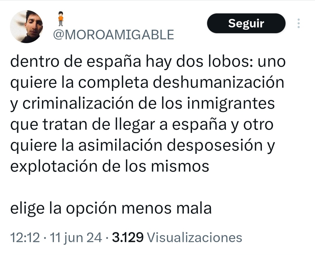¿Es moro? tweet media