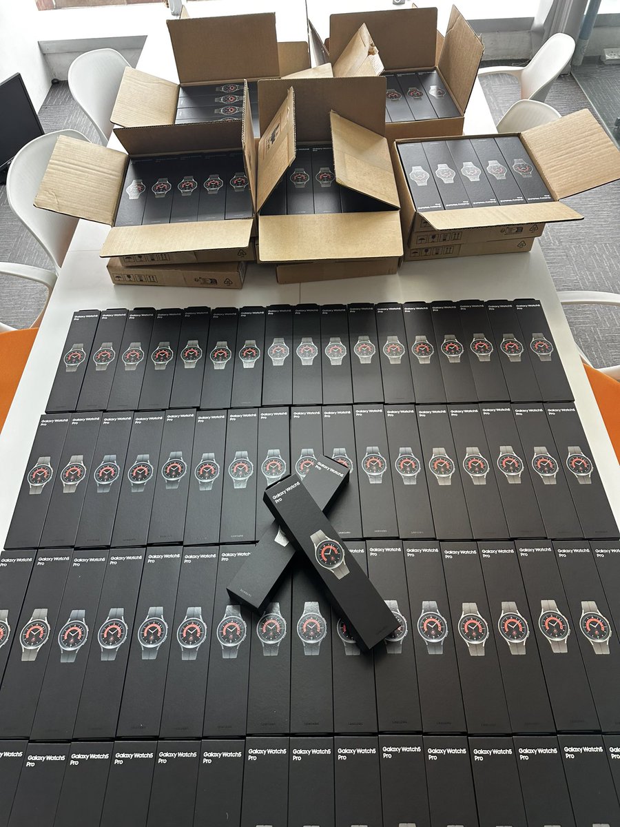 First batch of <a href="/Samsung/">Samsung Electronics</a> Watch arrived. We appreciate the Samsung team for their efficient execution and swift delivery.

WELL3 DePIN encompasses more than just a ring; it includes all smart wearables.

By registering your WELL🆔 and Ordinal Ring, you will have an opportunity to