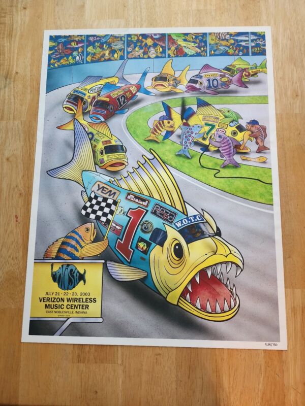 Phish - Deer Creek 2003 Rossit Poster   ebay.com/itm/Phish-Deer…  #ad